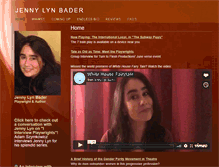 Tablet Screenshot of jennylynbader.com